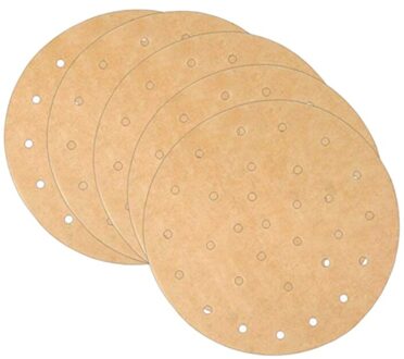 Air Friteuse Perkamentpapier, Set Van 100, 7.5 Inch Ronde Lucht Friteuse Liners/Bamboe Stomen Papier Voor Lucht Friteuse, Stomen Mand En