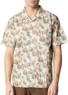 Air Shirt Overhemd Heren lichtgrijs - bruin - XL