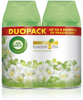 Air Wick Luchtverfrisser Air Wick Freshmatic Duopack Freesia & Jasmine Navulling 2x 250 ml