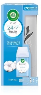 Air Wick Toilet Luchtverfrisser Air Wick Freshmatic Pure Soft Cotton 1 st