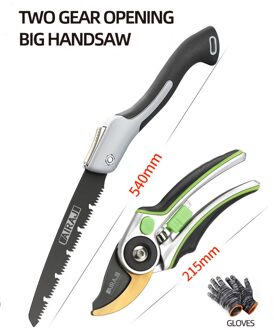 Airaj Snoeischaar Tuingereedschap Arbeidsbesparende Schaar Tuinieren Plant Sharp Tak Snoeiers Bescherming Hand Duurzaam Combination