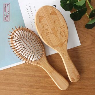 Airbag Massage Kam Cartoon Kat Haarverzorging Kam Spa Hoofdhuid Massage Haarborstel Anti-Statische Haar Wassen Kam Voorkomen Haar verlies