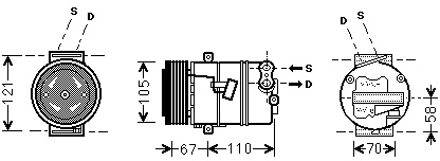 AIRCO COMPRESSOR 1.3 CDTi 3700K494