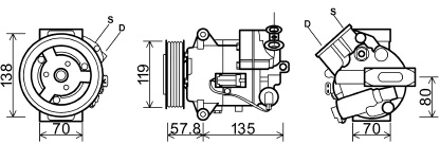 AIRCO COMPRESSOR 1.6 Turbo (kW140) 3700K496