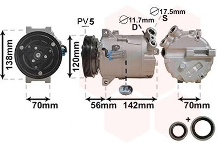 Airco Compressor 2.2 00+ 3700K313