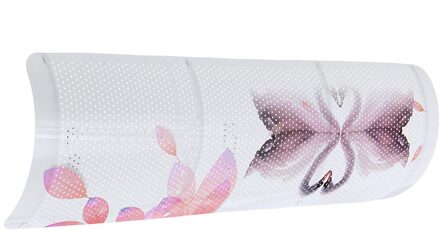 Airconditioner Deksel Plaat Voorruit Verstelbare Airconditioning Baffle Schild Wind Gids Voorkomen Directe Klap Thuis Slaapkamer zwaan- 2