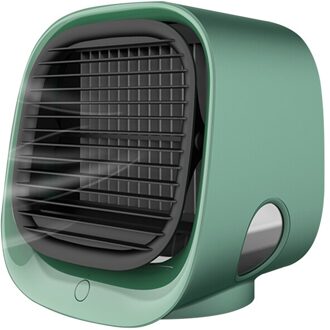 Airconditioner Ventilator Draagbare Mini Luchtkoeler Ventilator Airconditioner Ventilator Persoonlijke Ruimte Koelere Lucht Ventilator Voor Home Office groen