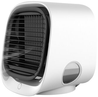 Airconditioner Ventilator Draagbare Mini Luchtkoeler Ventilator Airconditioner Ventilator Persoonlijke Ruimte Koelere Lucht Ventilator Voor Home Office wit