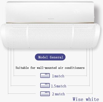 Airconditioning Cover Wind Deflector Voorruit Verstelbare Airconditioner Gereedschap Air Baffle Schild Thuis Woonkamer Accessoires Wise wit