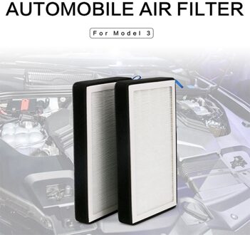 Airconditioning Filter Voor Tesla Model 3 Y Met Actieve Kool Externe Filter Elementen Luchtfilter Hepa