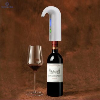 Aireador De Vino Eléctrico Portátil, Dispensador Instantáneo De Decantador De Vino, Bomba Automática Recargable Por Usb wit