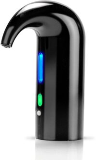 Aireador De Vino Eléctrico Portátil, Dispensador Instantáneo De Decantador De Vino, Bomba Automática Recargable Por Usb zwart