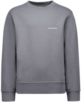 Airforce Basic Casual Sweater Jongens 140 Grijs
