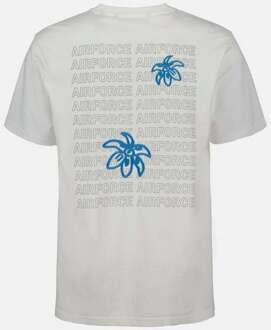 Airforce Bloom t-shirt white Wit - L