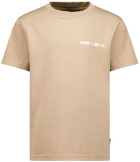 Airforce Double Led Casual T-shirt Jongens 152 Zalm