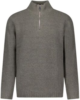 Airforce Kai Quarter Zip Casual Sweater Heren M Antraciet