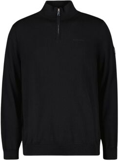 Airforce Knitwear Quarter Zip Casual Sweater Heren XS Zwart