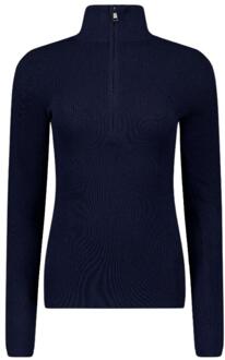 Airforce Ruby Ribbed Ski Pully Dames M/38 Donkerblauw