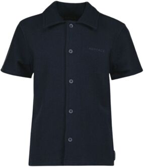 Airforce Short Sleeve Overhemd Jongens 164 Donkerblauw
