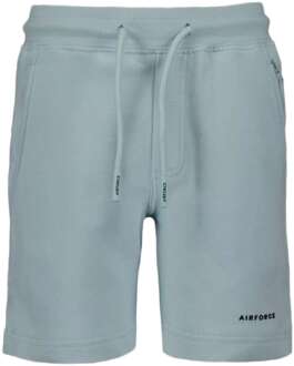 Airforce Short sweat pants pastel blue Blauw