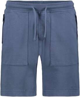 Airforce Shorts garment dyed ombre blue Blauw