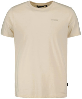 Airforce T-shirt korte mouw Airforce , Beige , Heren - 2Xl,L,M,S