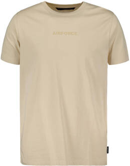 Airforce T-shirt korte mouw gem0883-ss24 Beige - XXL