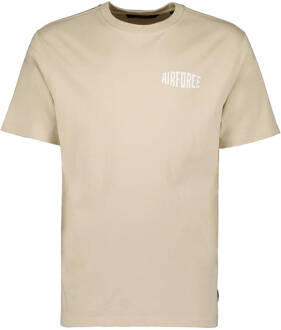 Airforce T-shirt korte mouw gem1067-ss24 Beige - L