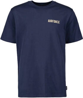 Airforce T-shirt korte mouw gem1068-ss24 Blauw - XXL