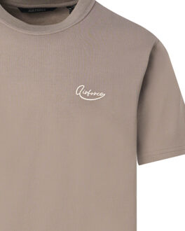 Airforce T-shirt short sleeve Bruin - L