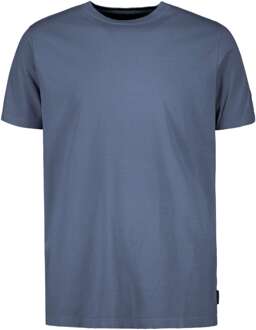 Airforce T-shirts garment dyed ombre blue Grijs - L