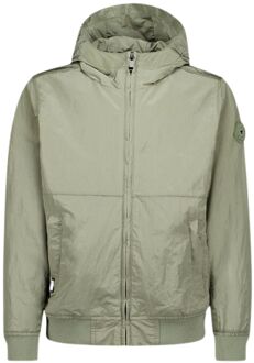 Airforce Waxed Crincle Zomerjas Jongens 152 Groen