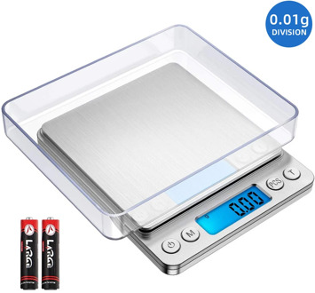 AIRMSEN Kitchen Scale Precise Digital Electronic Scale Pocket Food Jewelry Diet Gram Cooking Scale LCD Display 0.1/0.01g