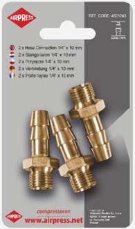 Airpress Slangpilaar 10 mm x 3/8 ext. - 4346825