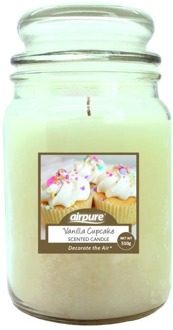 Airpure Geurkaarsen Airpure Vanilla Cupcake Scented Candle 510 g