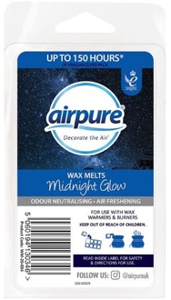 Airpure Kaarsen Airpure Wax Smelt Middernachtgloed 1 st