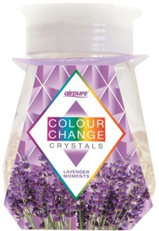 Airpure Luchtverfrisser Airpure Kleurverandering Kristallen Lavendel Momenten 300 g