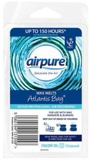 Airpure Luchtverfrisser Airpure Wax Smelt Atlantis Bay 68 g