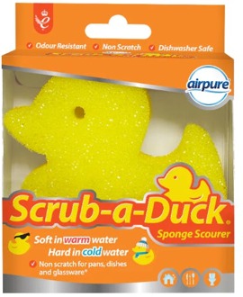 Airpure Reiniging Airpure Scrub-a-Duck Sponge Scourer 1 st
