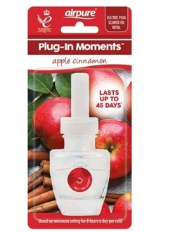 Airpure Toilet Luchtverfrisser Airpure Plug-In Moments Navulling Apple Cinnamon 1 st