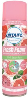 Airpure Toilet Reiniging Airpure Fresh Foam Toiletreiniger Pink Grapefruit 500 ml