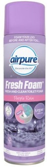 Airpure Toilet Reiniging Airpure Fresh Foam Toiletreiniger Purple Rain 500 ml
