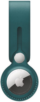 AirTag Leather Loop Forest Green