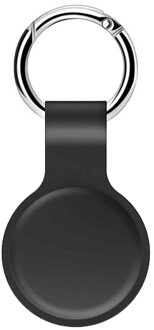 AirTag sleutelhanger case - siliconen - zwart