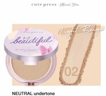 Airy Matte Foundation Powder SPF 30 PA +++ 02 Light Beige