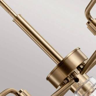 Aivian hanglamp, 5-lamps, brons antiek messing, helder