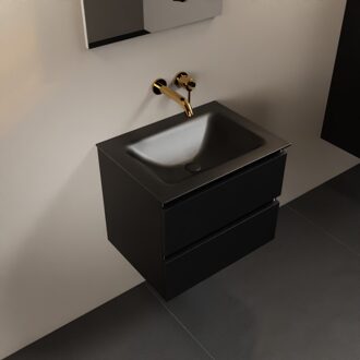 AIVY 60cm badmeubel Urban, wastafel Urban solid surface midden zonder kraangat (AI-351111URBAN-NO - AI-M60URMI)