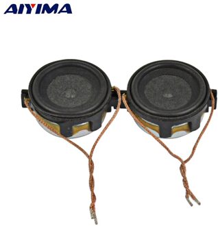 AIYIMA 2 Stuks 20 MM Mini Audio Draagbare Luidsprekers 8 Ohm 1 W Altavoz Portatil Kolom Speaker Voor De Computer muziek Center