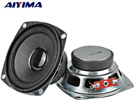 AIYIMA 2 Stuks 3Inch 77mm Audio Draagbare Full Range Luidsprekers 4Ohm 5W DIY Voor Bluettoth Multimedia Speaker home Theater Sound Systeem