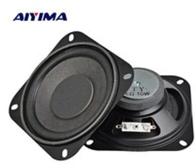 AIYIMA 2 Stuks 4 Inch Audio Draagbare Subwoofer Speakers 6Ohm 10 W DIY Home Theater Sound System Draadloze Altavoz Bluetooth speaker